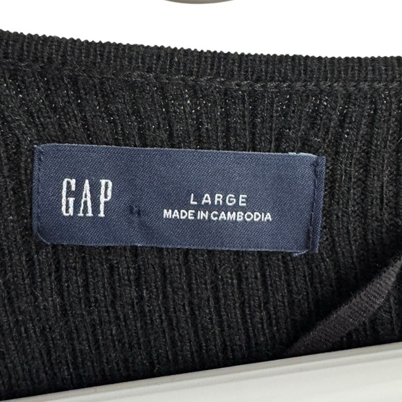 Gap Merino Wool-Blend Midi Sweater Dress, Size L - Picture 6 of 8